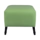 thumbnail image 1 of Pouf Alejandro Diseño Verde Limón Eco Cuero 54x54x44 cm, 1 of 3