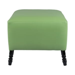 Máxima Design - Pouf Alejandro Diseño Verde Limón Eco Cuero 54X54X44 Cm