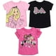 thumbnail image 1 of Barbie Little Little 3 Pack Camisetas Pink/Black 6, 1 of 3