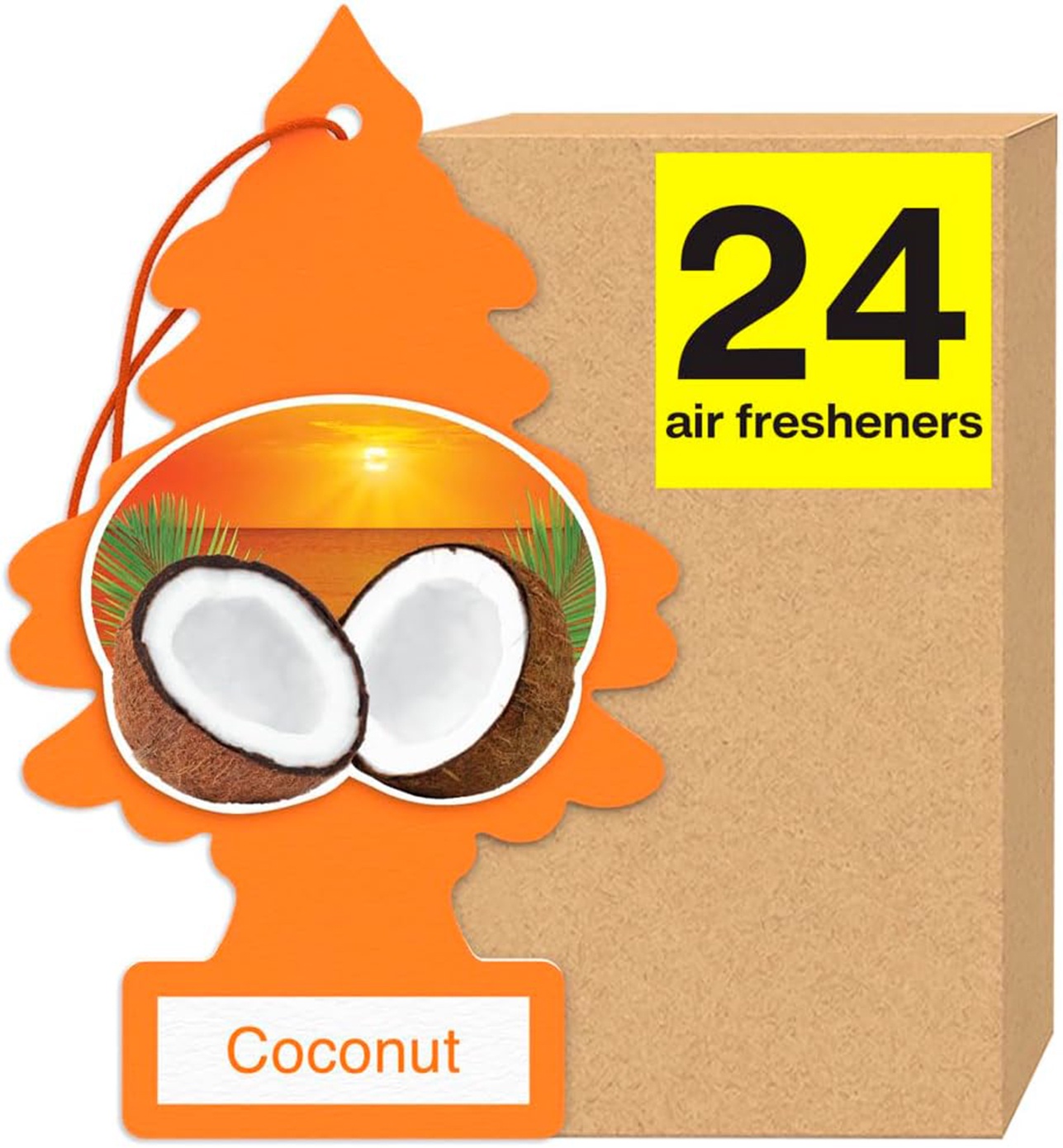 Jj Group - Pino Aromatico Coco Little Trees Pack 24 Unidades