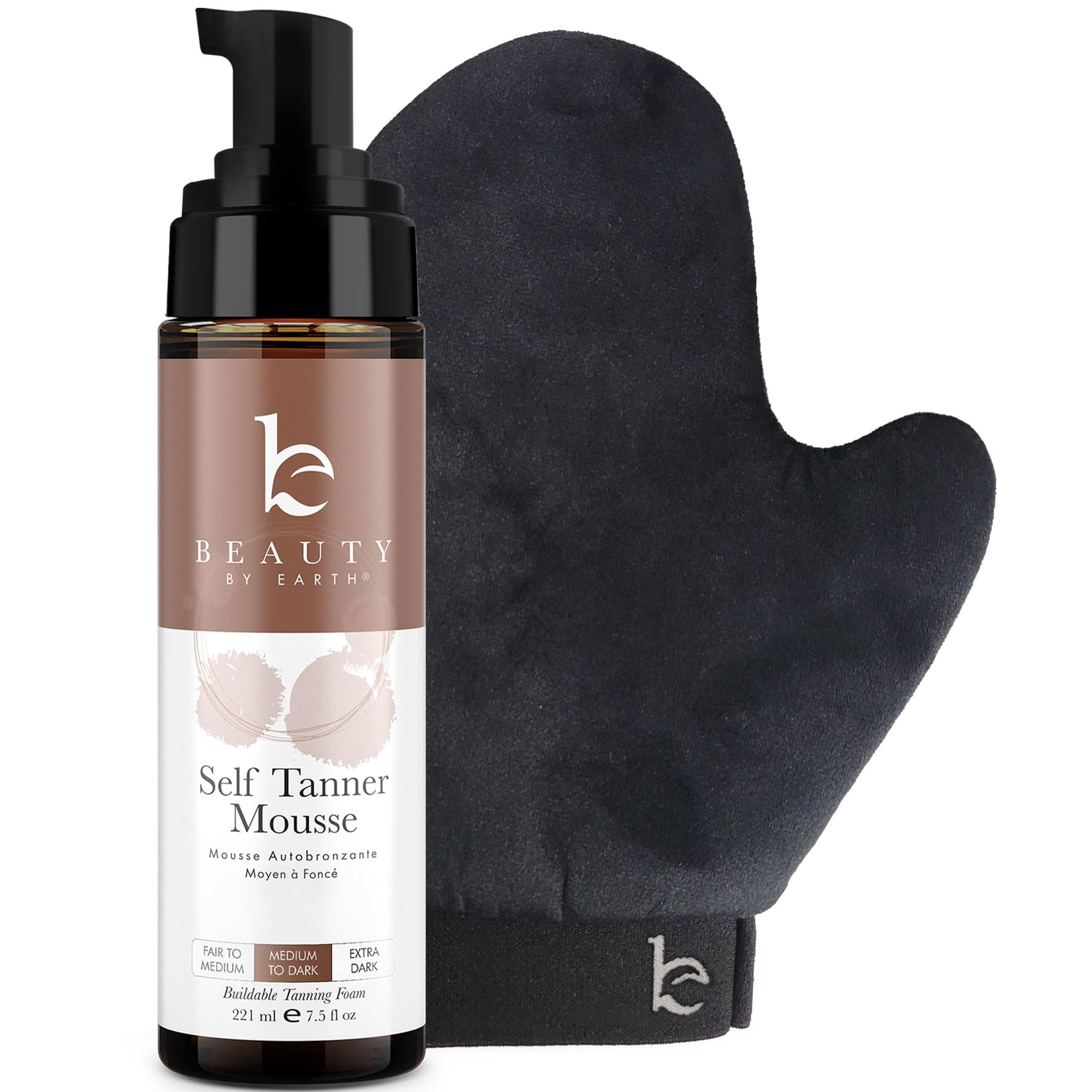 Kit De Mousse Autobronceadora Beauty By Earth