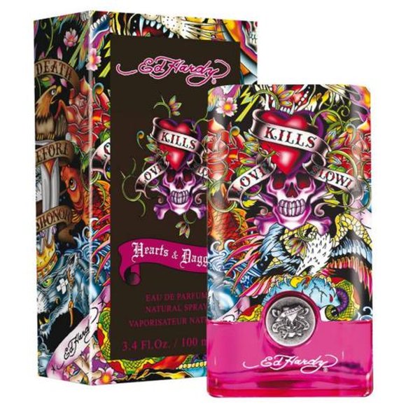 Perfume Ed Hardy Hearts & Daggers 3.4 oz 100 ml EDP para mujer