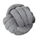thumbnail image 3 of Cojín De Bola Suave Anudado De 20 Cm, Almohada De Nudo, Redondo Versátil Para Cama, Gris Oscuro, 3 of 3