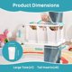thumbnail image 2 of Organizador Vtopmart para manualidades 24 QT con 6 divisores, 2 of 3