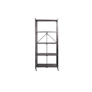 Topmarket - Rack Plegable De Acero Con Ruedas Y 5 Niveles