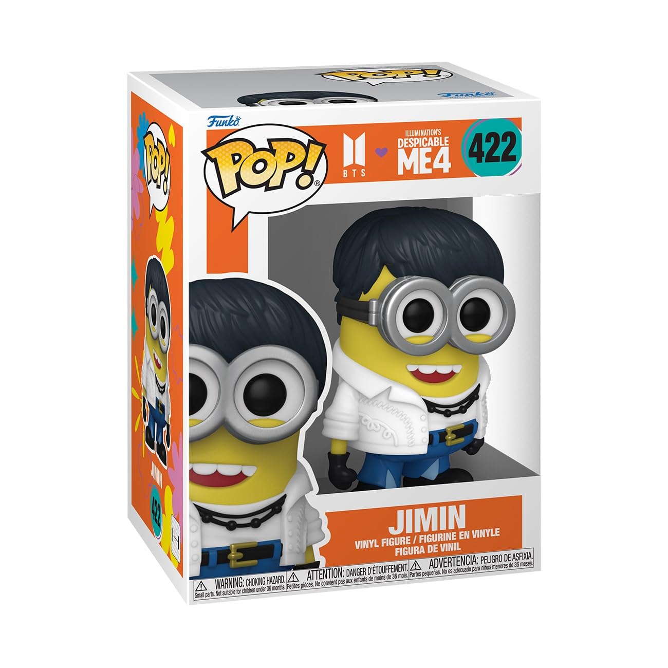 Figura De Vinilo Funko Pop! Rocks Minions X Bts Jimin, 10 Cm