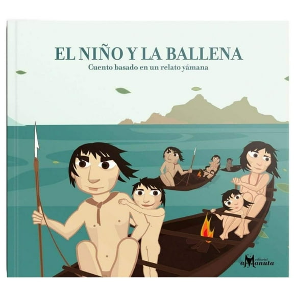 El niño y la ballena blanco
