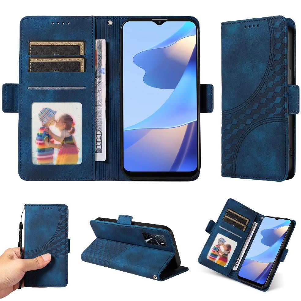 Carcasa Foxdock Oppo A53s 5g De Cuero Pu, Diseño Acolchado Clásico, Protección Contra Caídas Y Rayones