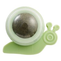 Ioensy - Bola Giratoria De Hierba Gatera Para Gatos, Juguete Para Masticar, Dientes De Molienda Para Suministros Para Mascotas, Verde