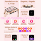 thumbnail image 2 of Reloj Inteligente Mujer Smartwatch Smart Watch Android Ios Dorado Mesh Dorado Dorado, 2 of 10