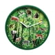 thumbnail image 1 of Reloj de pared con llamadas de animales cada hora con 12 sonidos diferentes, ligero para decoración de sala de estar, funciona con pilas, redondo de 3, 1 of 5