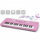 thumbnail image 4 of Teclado piano portátil rosa LeeQee de 37 teclas para niños, 4 of 6