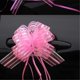 thumbnail image 4 of Lazo de tirón FQTANJU grande 15 cm rosa de organza - paquete de 5, 4 of 6