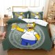 thumbnail image 1 of Duvet Cover Simpsons Pattern Cartoon 3D Digital Print Bedding Set Soft Comfort Polyester Set Bedroom Decor Children's Gif Bed Sheets, 1 of 5