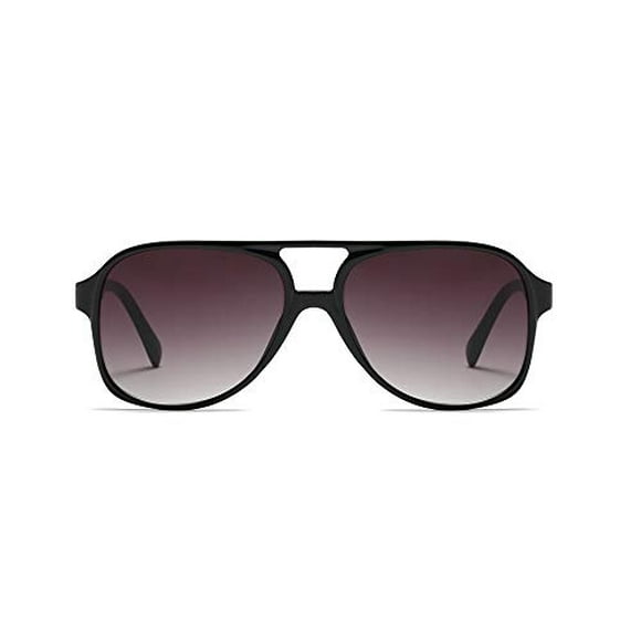 Gafas De Sol Freckles Mark Vintage Retro 70s Grandes Cuadradas Marco Aviador Negro 60