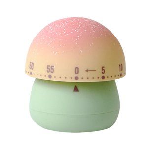 Magideal - Temporizador Mecánico De Cocina, Temporizador Bonito, Temporizador De Cocina Portátil, Temporizador Manual Para El Hogar, Oficina, Estudio, Hornear Y Verde