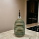 thumbnail image 2 of Jarron Florero Ceramica Decorativo Verde Con Dorado Egipcio, 2 of 8