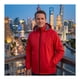 thumbnail image 1 of Chaqueta Cortaviento Con Forro De Polar Impermeable Roja Cuello Desmontable, 1 of 6