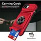 thumbnail image 1 of Apple iPhone 17e/16e Para Funda de Teléfono con Soporte de Anillo para Dedo y Pata de Apoyo, Ranuras para Tarjetas, Resistente a Golpes, Resistente, Protectora, Compatible con Soporte Magnético para, 1 of 8