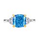 thumbnail image 1 of Anillos de Boda para Mujer Anillos de Plata Esterlina S925 para Mujer Corte Cojín 8 X 8 Mm Zirconia Bandas de Compromiso para Mujer Elegantes Hipoalergénicas Anillos de Promesa Personalizados, 1 of 9