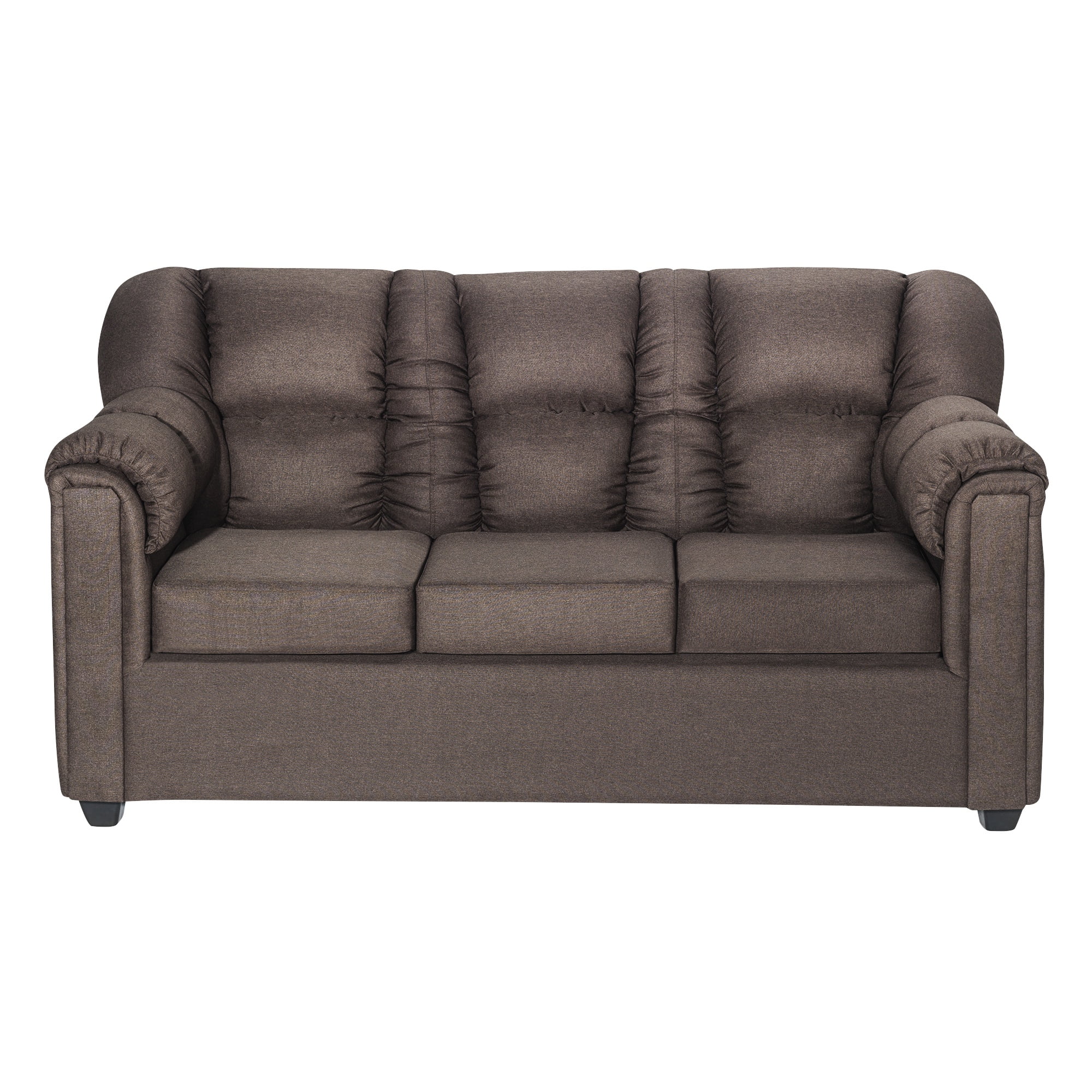 Colbox - Sofá Bronco 3 Cuerpos Tela Chocolate