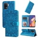 thumbnail image 5 of Funda tipo cartera FOXDOCK para OPPO Reno 5 Lite , diseño girasol en relieve, cuero PU, cierre magnético, soporte y tarjetero, 5 of 5