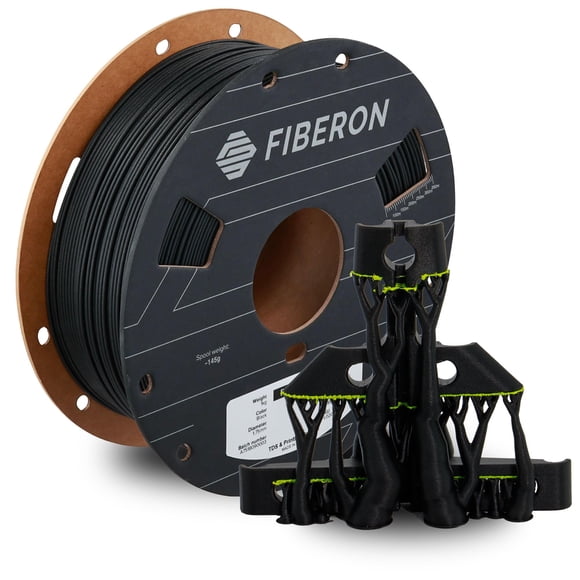 Filamento Polymaker Fiberon PET‑GF15 1,75 mm 1 kg negro