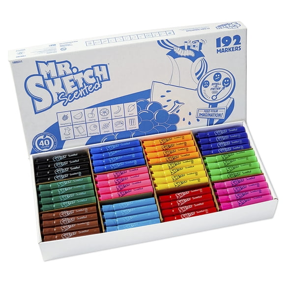 Rotuladores aromáticos Mr. Sketch Class Pack, 192 colores surtidos