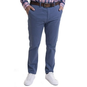 Kotting - Pantalón Frente Plano Slim Fit Azul Claro Azul Cielo 54