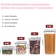 thumbnail image 5 of Juego de contenedores de almacenamiento, contenedores para cereales a granel y contenedores para almacenar alimentos, contenedores de almacenamiento de plástico herméticos, juego de 7, 5 of 6