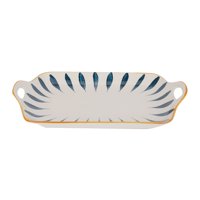 Homewell - Plato Loza Blanco 27X3Cm