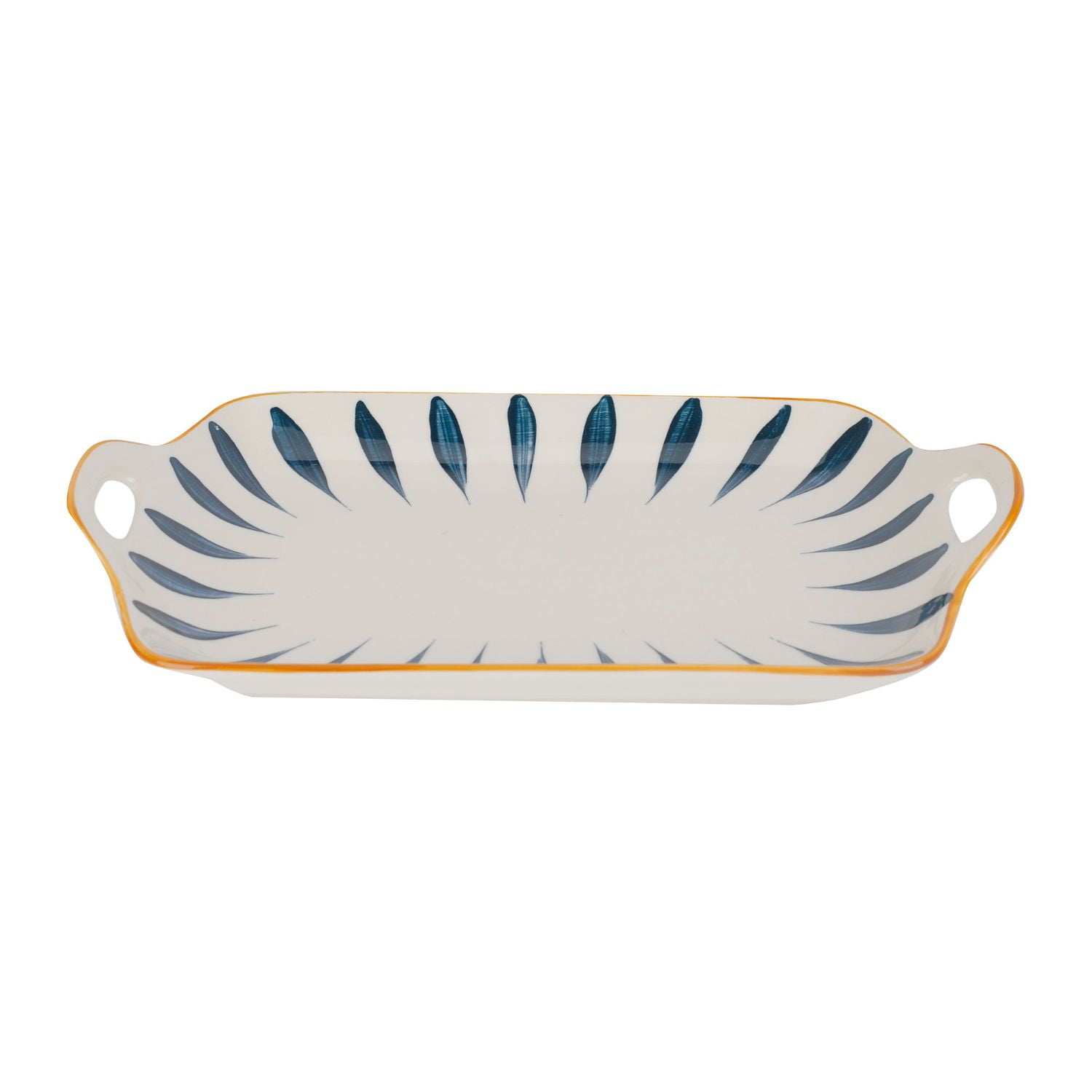 Homewell - Plato Loza Blanco 27x3cm