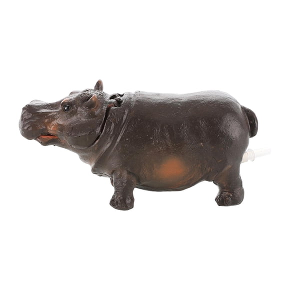 Burbujeador De Aire Para Acuario De Hipopótamo, Decoración Para Acuario De Cangrejo Ermitaño, 14,5 Cm X 7 Cm X 5,3 Cm