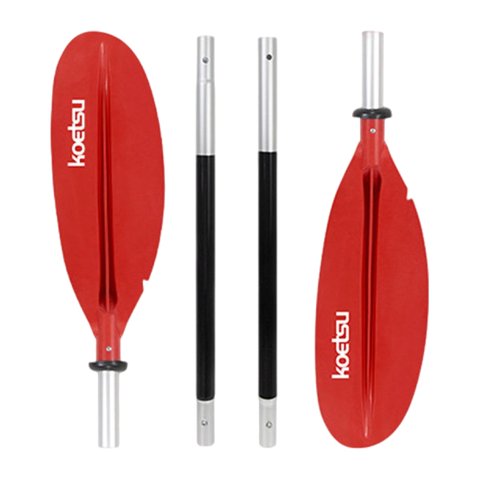 Ioensy - Paleta De Kayak De 87 Pulgadas, Paletas Para Deportes Acuáticos, Tabla De Surf De Goma Para Barco, Color Rojo