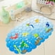 thumbnail image 2 of 1pc Anti-Slip Bathroom Mat with Drain Hole and Suction Cup - Special-Shaped PVC Floor Mat for Bathroom Accessories, 2 of 4
