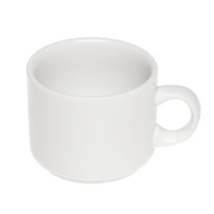 Star Fine Porcelain - Set De 6 Tazas Te Rectas De Porcelana Blancos Star