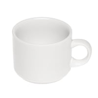 Star Fine Porcelain - Set De 6 Tazas Te Rectas De Porcelana Blancos Star