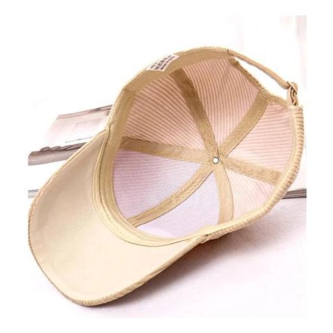 Ezn - Gorra 100% Algodón Cotelé Jockey Unisex Clásico Casual Multicolor Única