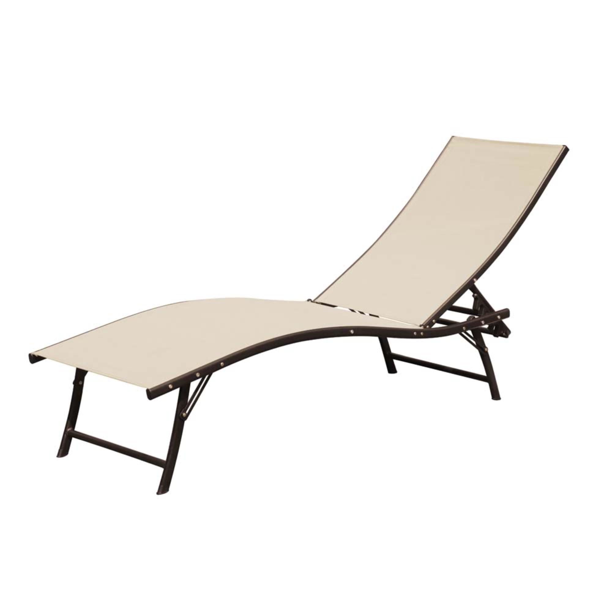 Mainstays - Reposera Gs1097 Plegable De Playa Beige
