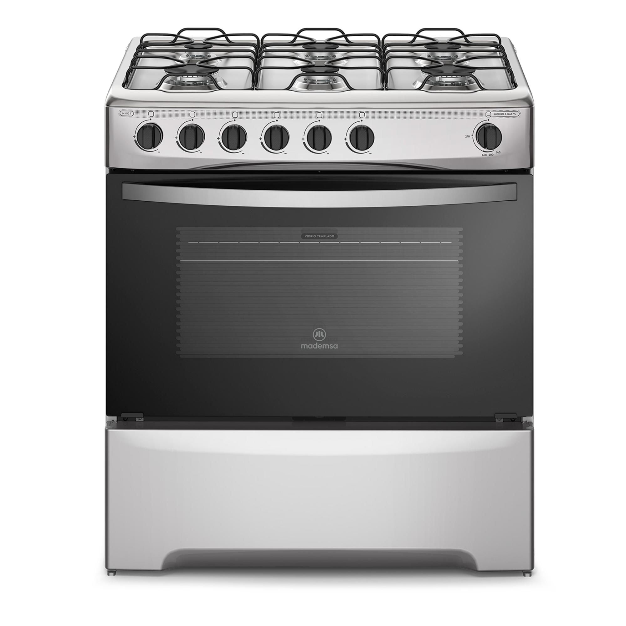 Mademsa - Cocina Gas Licuado 6 Quemadores M 810 T