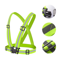 Genérico - Arnés Elástico Con Reflectante Ajustable Bicicleta Running