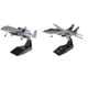thumbnail image 4 of 1/100 A-10 Attack Plane + F-14 Tomcat American Fighter Diecast Model, 4 of 7