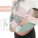thumbnail image 3 of Canguro Para Bebé, Bebé Ergonomico, Cangurera Portabebé Para Niños De 0 A 24 Meses, Ajustable A Varias Posiciones, Cómodo Y Transpirable, Se Puede Utilizar Como Cobertor De Lactancia (verde), 3 of 6