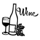 thumbnail image 4 of Decoración de pared de Metal, copas de vino, esculturas artísticas, carteles de vino, colgante de pared para restaurante, decoración de Bar de oficina, 4 of 5