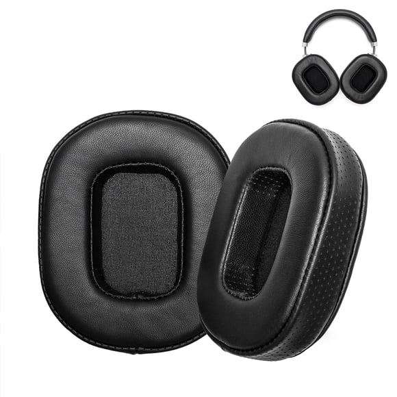 Almohadillas para auriculares Voarmaks de espuma y cuero de piel de oveja para Oppo PM1 PM2