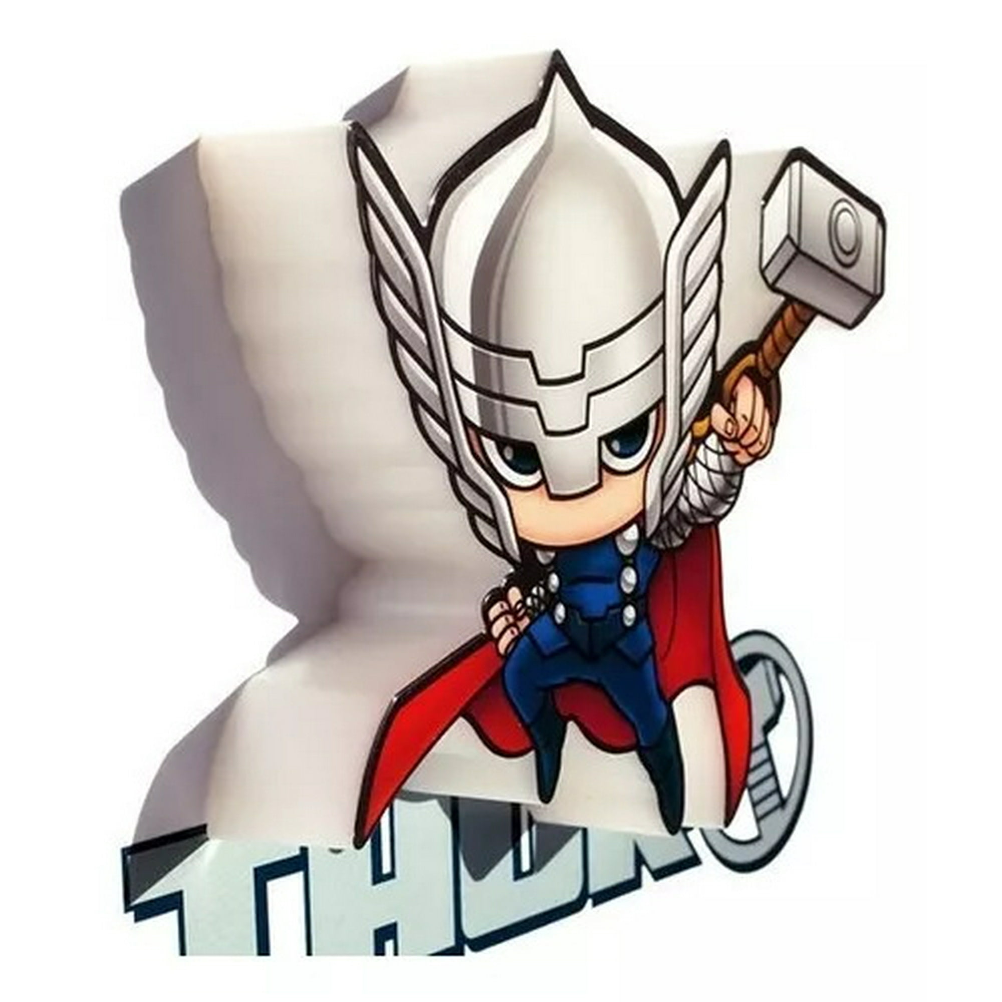 Fxlight - Luz Decorativa Mural 3d Mini Thor Marvel Vengadores