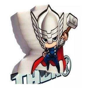 Fxlight - Luz Decorativa Mural 3D Mini Thor Marvel Vengadores