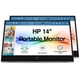 thumbnail image 2 of Monitor portátil HP E14 G4 de 14" FHD IPS, 400 nits, USB-C, plata, paquete de 2, 2 of 9