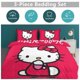 thumbnail image 2 of Cartoon Hello Kitty Comforter Heart 3-Piece Bed Sheets Warm Kawaii Bedding Set Cute Soft Bedclothes for Boys Girls Kids Twin, 2 of 5
