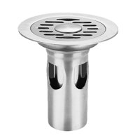 Bothyi - Escurridor De Suelo Subterráneo 12 Cm Salida De Agua De Piscina Para Sótano Ducha Lavandería 11,8 X 9 Cm Doble